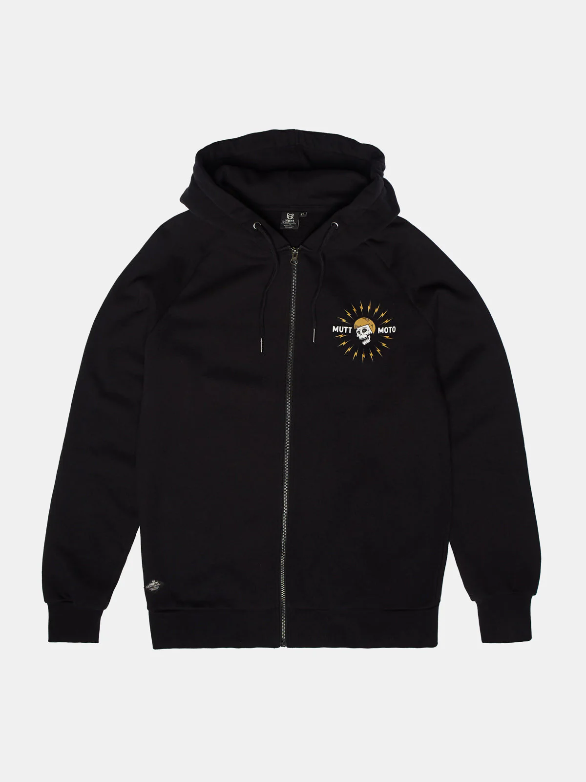 Mutt Skull Zip Hoodie - Image 2